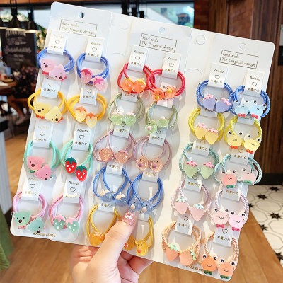 新款儿童发饰套盒宝宝发夹卡通皮筋头绳韩网红公主发圈头饰地摊货|ms