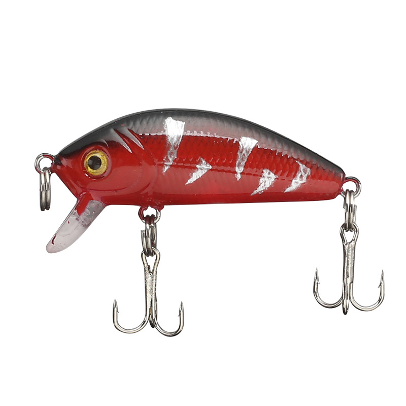 2 Pcs Small Deep Diving Crankbaits 50mm 4.2g Hard Artificial Baits Minnow for Bass Pesca Carp Perch Fishing Lures Tackle