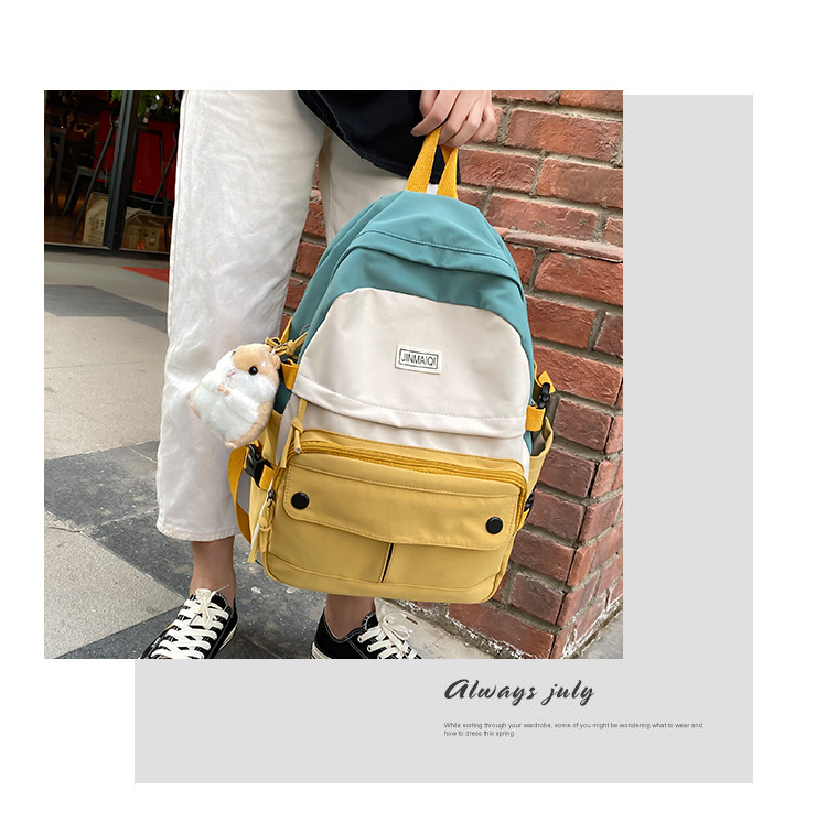 Cute Schoolbag Korean Version Of High School Students Soft Sister Japanese Primary Large-capacity Backpack display picture 27