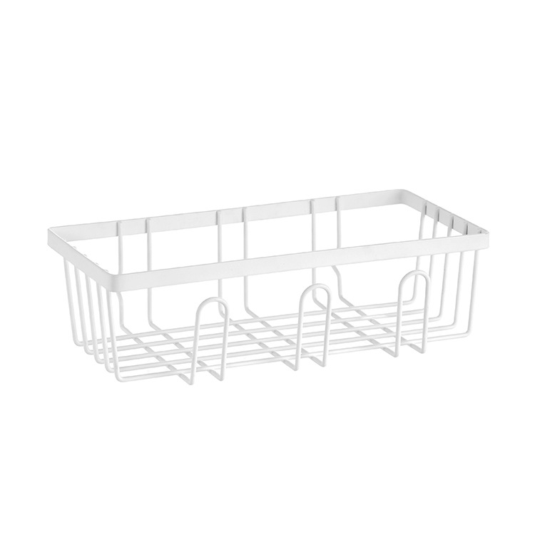 Estante de cocina minimalista moderno condimento montado en la pared cesta de almacenamiento condimento sin perforar estante