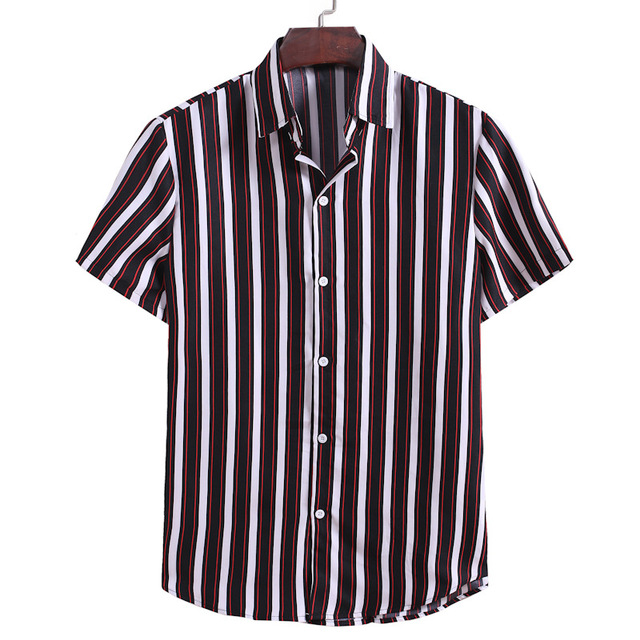 Men’s stripe casual business shirt