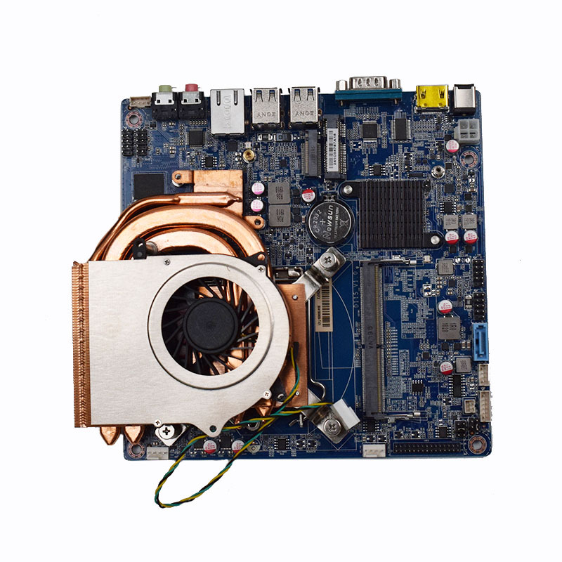 H310 mini ITX工控主板板载独显GT1030迷你工业一体机电脑主板DC