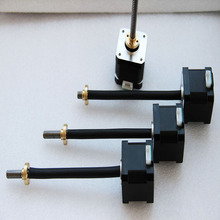 42步进直线丝杆电机精度高静音体外医疗检测仪用步进直线丝杆电机