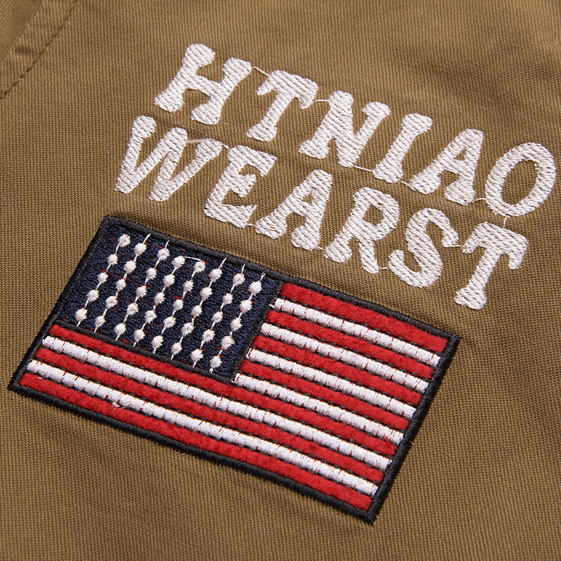 Nueva transfronteriza primavera y otoño ejército ropa de trabajo chaqueta de los hombres forrado de lana de los hombres de la Fuerza Aérea N ° 1 chaqueta casual AliExpress