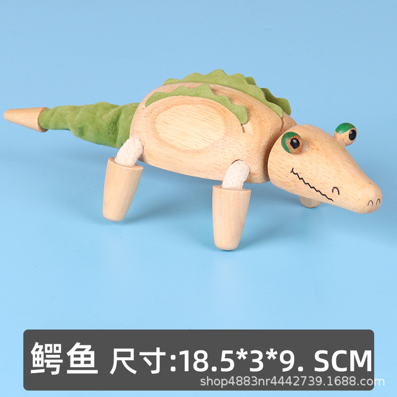 Figura Mini de Animales de Madera 18 Modelos Madera para Niños image 18