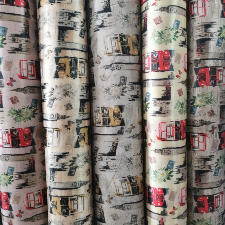 The color-printed series is in large stock and sold directly by the factory. It is a hot-selling outer packaging fabric for bags, cosmetic bags, handbags, etc detail image 1