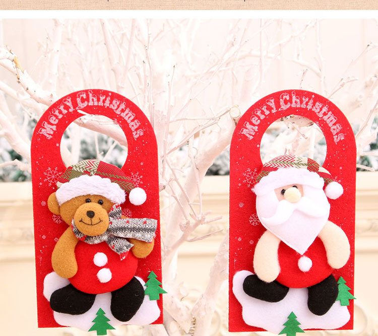New Christmas Ornaments Non-woven Cartoon Christmas Pendant Decoration display picture 4