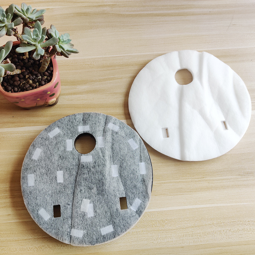 无纺布针刺热风棉 电池款扫地机热熔棉 吸尘耗材无纺布针刺