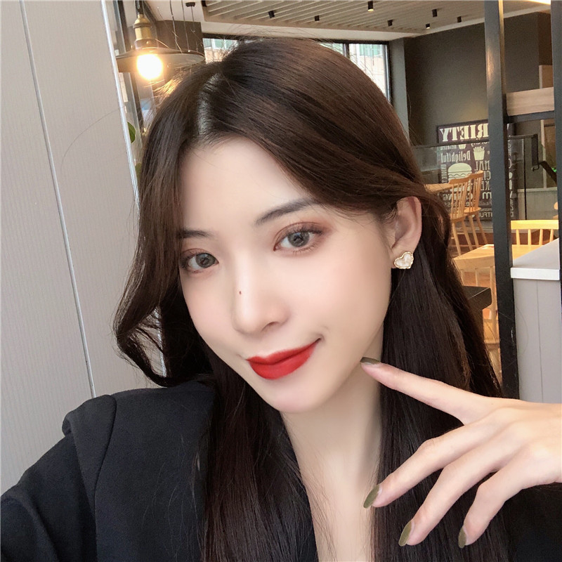 5g Weight Earrings Classification 1 Pair Quantity Daily Occasion Alloy Material Heart Shape Pattern Women'S Gender Plating Design Simple Style Style 1 Pair Simple Style Heart Shape Alloy Plating Women's Earrings 6