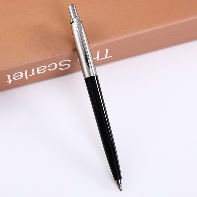 Fábrica al por mayor negocio bolígrafo metal firma pluma medio aceite pluma prensa bolígrafo metal aceitoso pluma letras