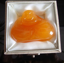 印尼金田黄手把件手玩件小摆件礼品收藏送礼盒