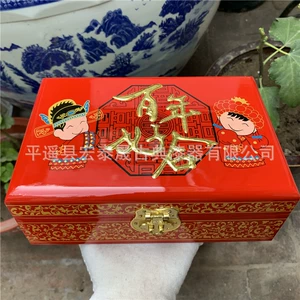 Окрашенная коробка, коробочка для хранения, система хранения, ювелирное украшение, сундук с сокровищами, подарок на день рождения, ручная роспись