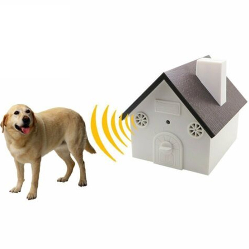 ebay亚马逊跨境室外防潮驱狗器超声波智能止吠器防狗叫训狗器批发