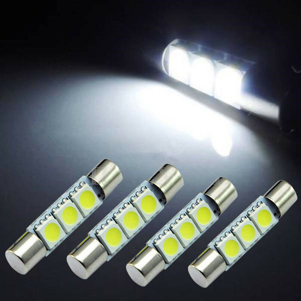 5050 3SMD31MM lámpara de lectura LED para automóviles cabeza plana doble punta luz de techo espejo en stock