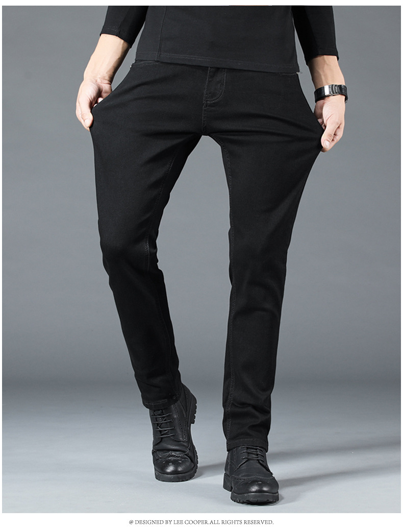 Pantalon jean coupe droite Lee - Ref 3426634 Image 11