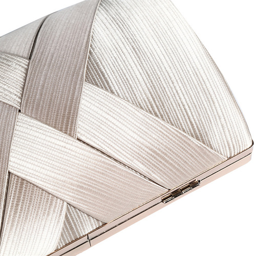 Cross-border classic tassel evening bag, hand-woven evening bag, silk clutch bag, source of goods, factory direct sales
