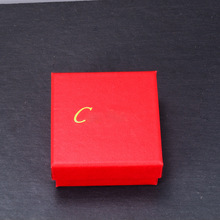 清貨價 飾盒 包裝盒戒指 耳環/戒指盒 正方形盒子清完
