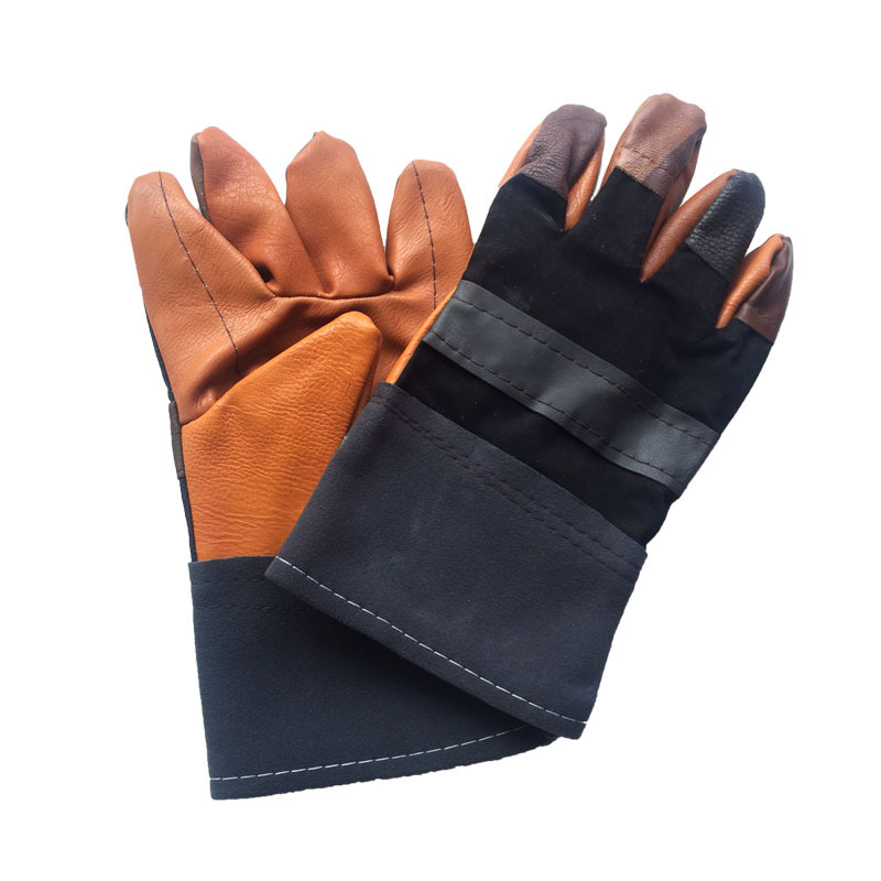 厂家供应皮革电焊手套机械修理钢铁制造运输搬运劳保防护电焊手套