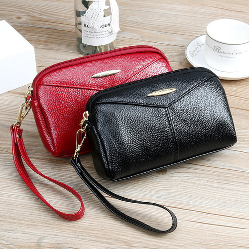 New Fashion Casual Clutch Women's Wallet Long Coin Purse Mobile Phone Bag Large Capacity Clutch Bag Women's Small Bag