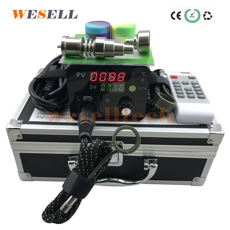 Пульт дистанционного управления Enail Пульт дистанционного управления PID термостат костюм нагревательная катушка для волос титановый гвоздь Dnail