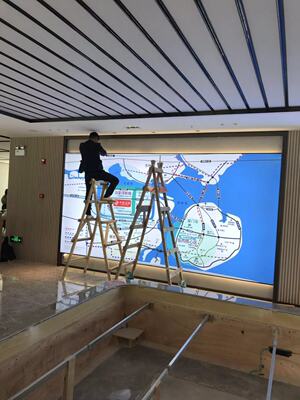 貨架配套展覽展示道具LED拉布軟膜卡布燈箱定制廠家直供