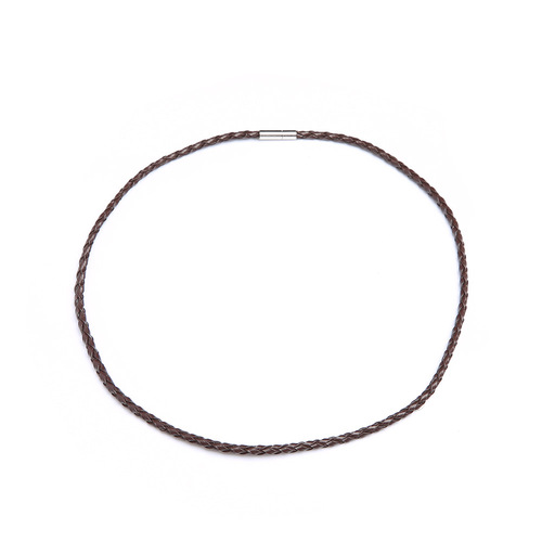 Bestselling website leather multi-root wax rope handmade casual brown accessory necklace