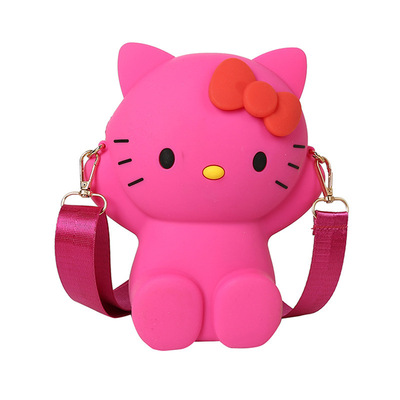 包包2020新款 可爱卡通硅胶零钱包 时尚链条女包单肩包斜挎包|ms