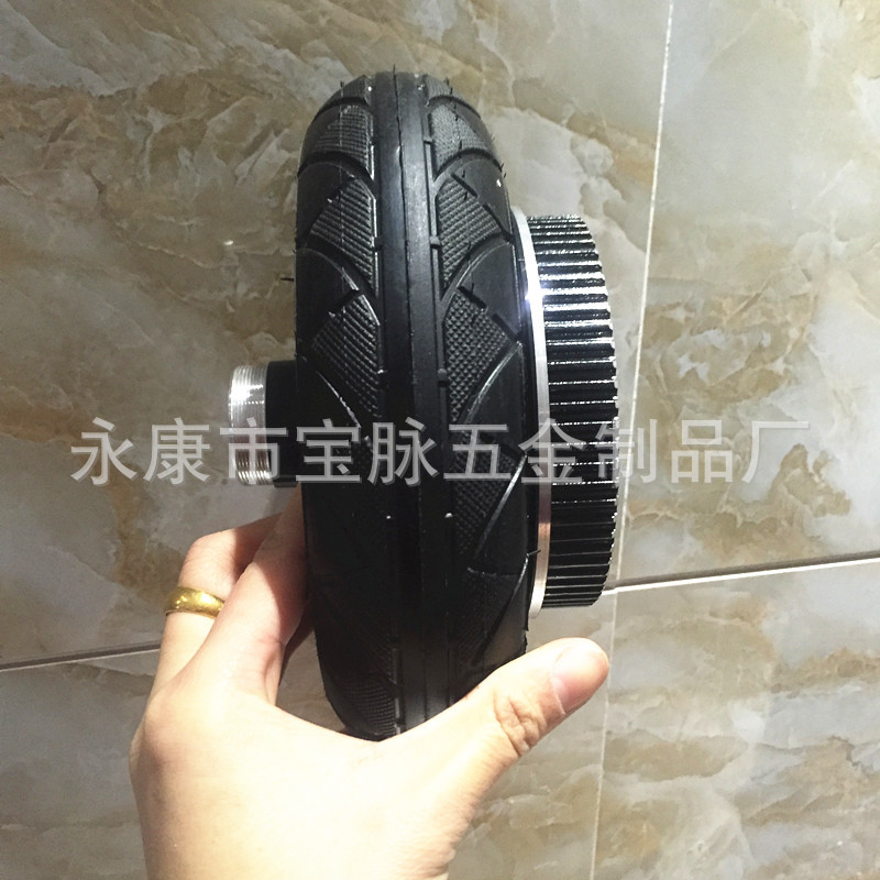 小海豚滑板车轮胎8寸实心胎200 X50内外胎防爆轮胎实心胎整套配件