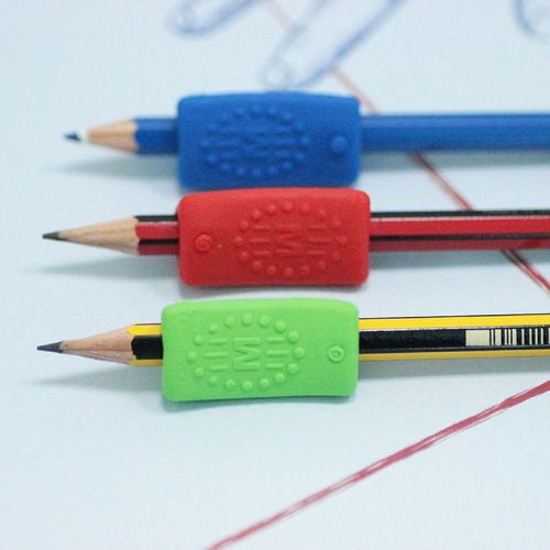 German KUM Sattler TriGrip ergonomic left and right hand correction triangle pen holder