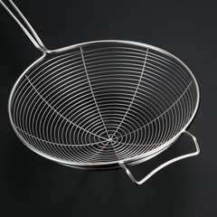 Stainless steel colander, hot pot mesh, enlarged soup colander, stove filter, thickened stainless steel filter spoon