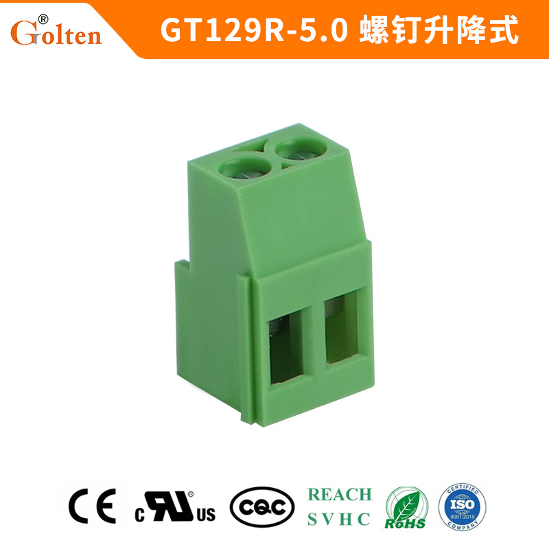供应GT129R-5.0绿色螺钉式升降式接线端子块XXP-14-00接线端子块