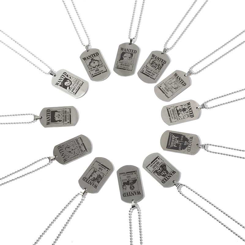 Fashionable cartoon retro pendant stainless steel
