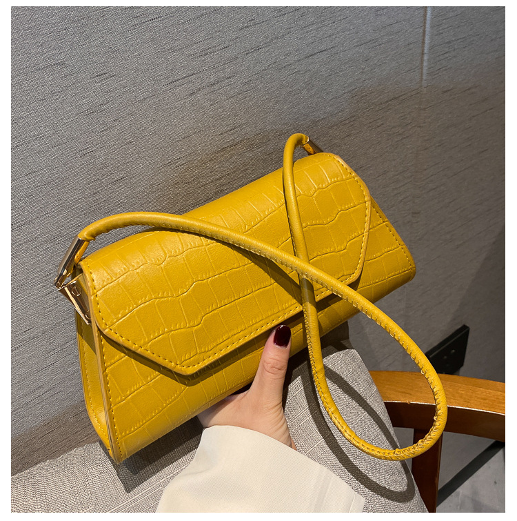255g Weight Synthetic Leather Lining Material Magnetic Buckle Closure Type Single Shoulder Strap Strap Type Shoulder Bag Bags Type Business, Daily, Shopping Occasion Pu Leather Material Solid Color Pattern All Seasons Season Women's Gender Streetwear Style Square Shape Medium Size Women's Medium Pu Leather Solid Color Streetwear Square Magnetic Buckle Shoulder Bag 3