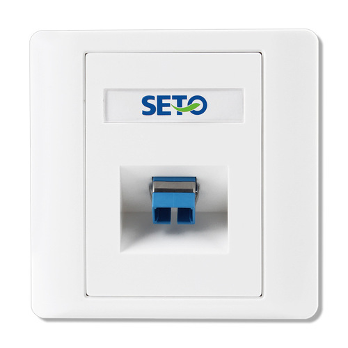 86-Type Single and Dual-Port LC/SC Fiber Optic Panel, 2-Port Fiber Optic Socket Panel for Computer Broadband