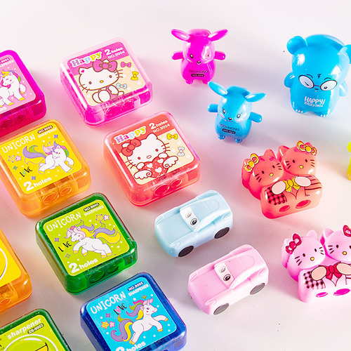 Creative cute shape pencil sharpener mini pencil sharpener small pencil sharpener student supplies wholesale