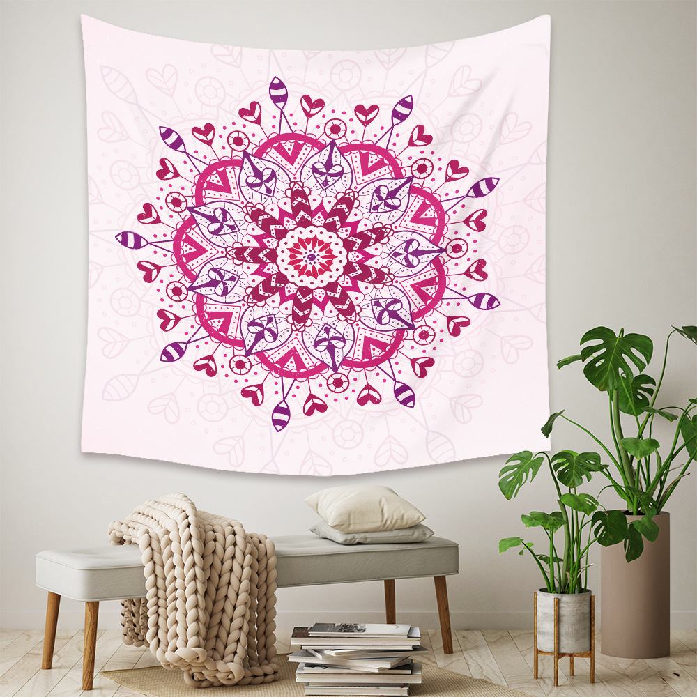 Nuevo Mandala Tapiz Boho Hogar Dormitorio Decoración Colgante De Pared Tela De Fondo De Tela display picture 8