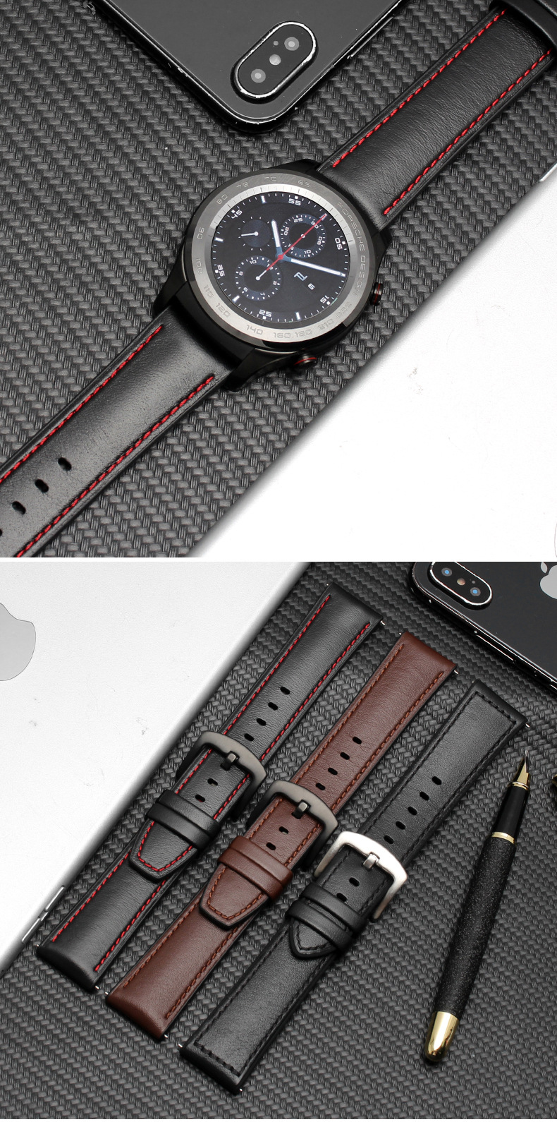 代用华为watch GT/荣耀magic/watch 2pro智能手表替换带表带详情3