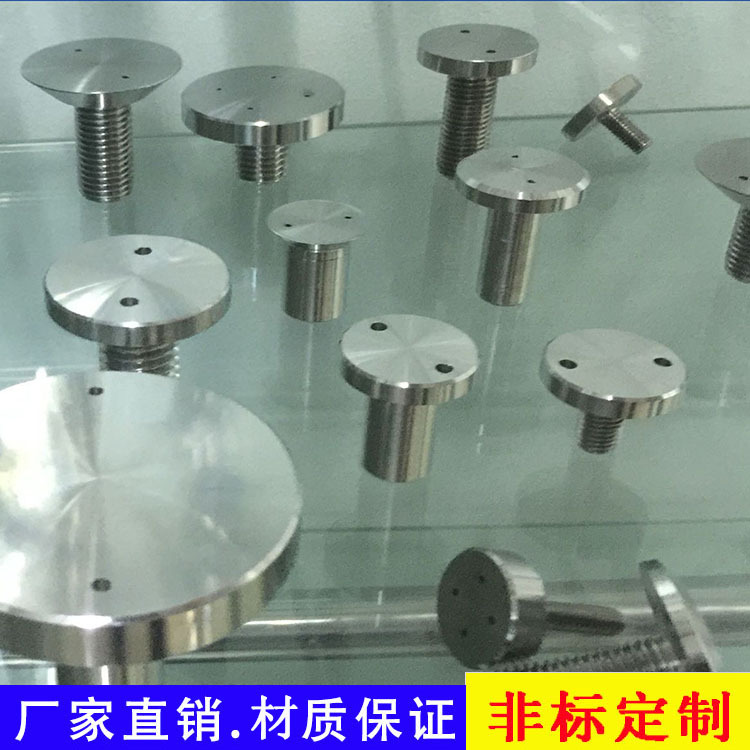 猪鼻子螺栓304 316不锈钢装饰螺钉幕墙玻璃用带孔螺栓非标定 制