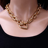 Fashionable metal chain, brand design necklace, simple and elegant design, European style