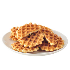 Mi Laotou Egg Yolk Pancake Breakfast Pastry Biscuit Snack Afternoon Tea Sweets 150g Bagged Food Wholesale