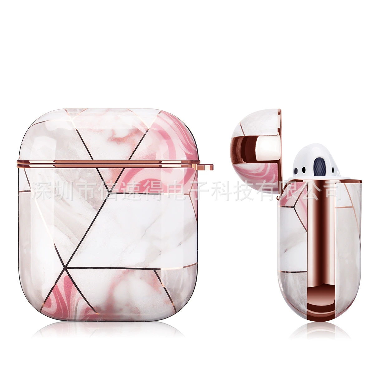 Подходит для AirPods 2 поколения защитный чехол, жесткий PC корпус с гальваническим покрытием, наличие, беспроводной чехол для AirPods 3 поколения