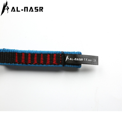 Alnas rock climbing quick hook connection belt nylon short flat belt climbing flat belt ring pioneer climbing protection equipment