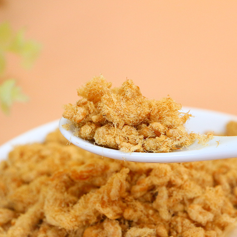 喜萊旺兒童肉鬆罐裝200g 海苔豬肉酥塑料桶小孩超市貨源食品