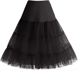 Cross-border exclusive for retro boneless wedding dress mesh skirt violent color petticoat tutu skirt skirt