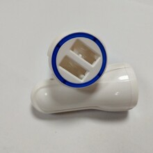 车充外壳2020新款带透光圈小光环车充外壳双口 可来图定制