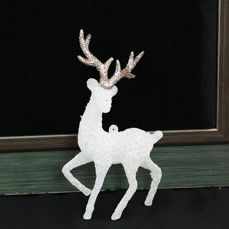 圣诞节蛋糕装饰摆件麋鹿圣诞鹿插件插牌烘焙派对插件生日|ru