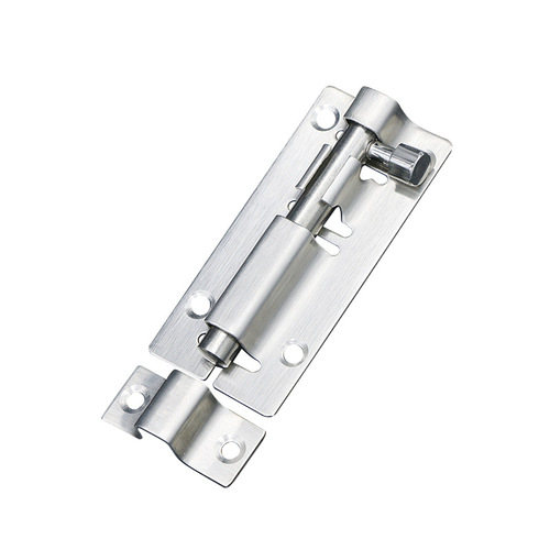 Stainless steel center pin lock, thickened door latch, old-style door bolt, bathroom door and window small pin lock
