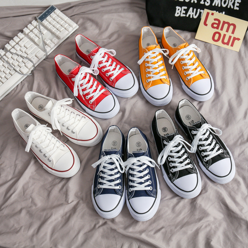 Spring and Autumn New Men's Shoes Men's Casual Flat Shoes Trendy Large Size 46 All-match Breathable Soft Bottom Canvas Shoes for Men Wholesale