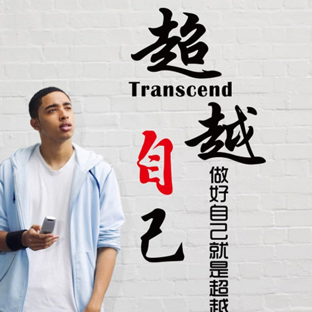 Zhenhong вдохновляющие настенные наклейки AM608 настенные наклейки за пределами ваших собственных наклеек корпоративные слоганы могут удалить большую наклейку для волос