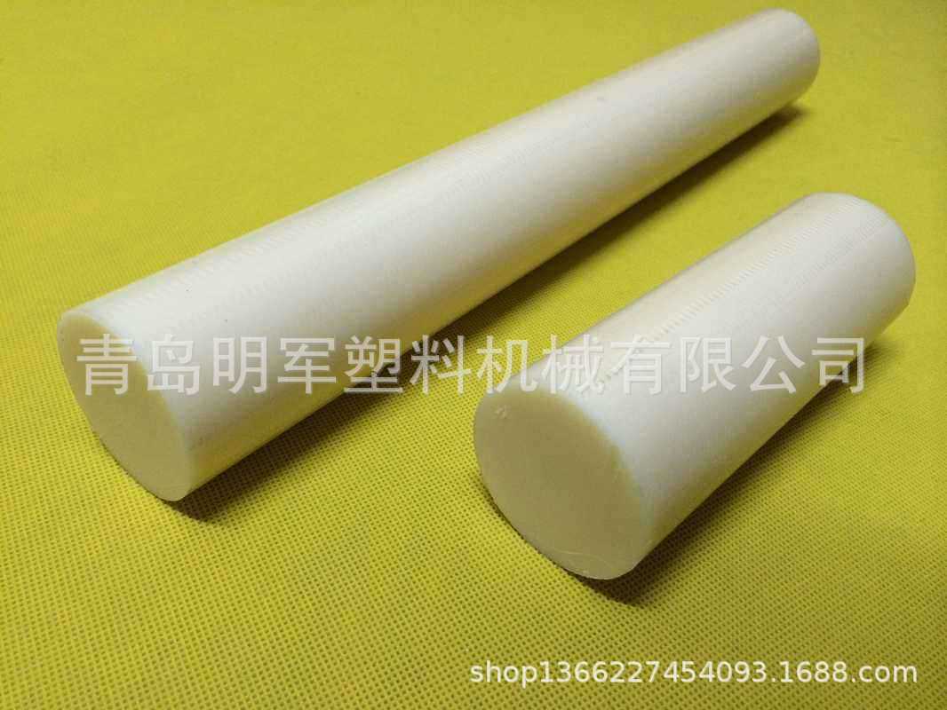 PE棒生产线 白色高分子聚乙烯圆棒生产线塑料棒化棒材生产线